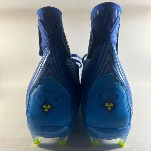 NEW Under Armour Highlight MC Men’s Football Cleats Blue Size 12 3023716-405 - Picture 4 of 9